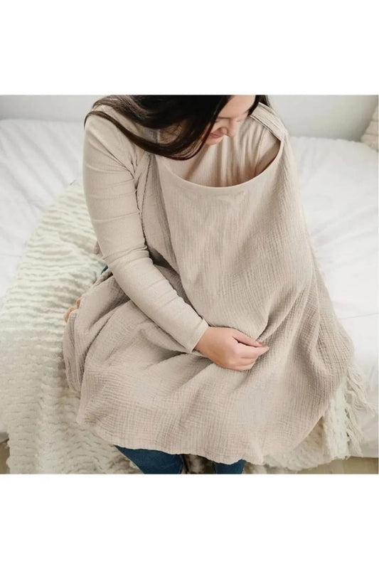 2 Katlı Müslin Emzirme Önlüğü