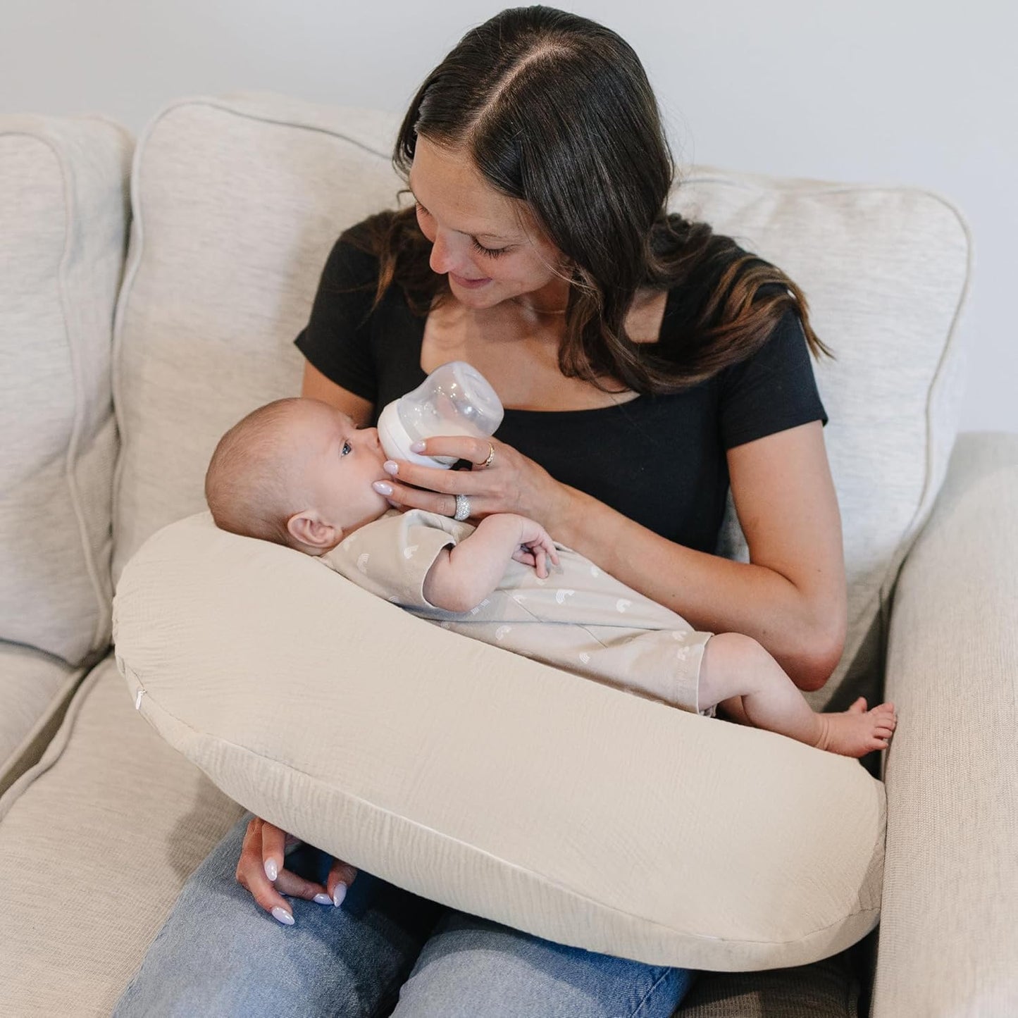 Ergonomik Müslin Emzirme Yastığı