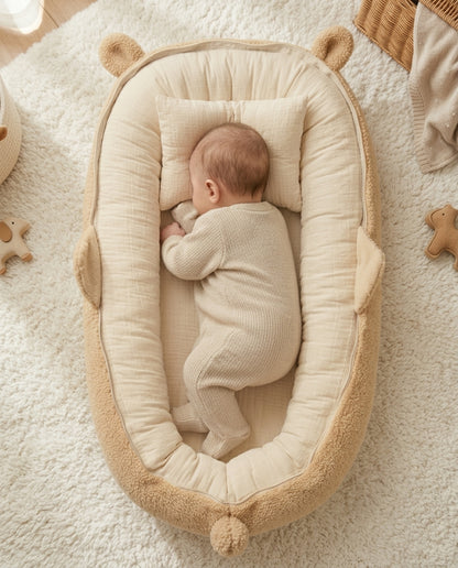Teddy Babynest – %100 Pamuk Taşınabilir Bebek Yuvası