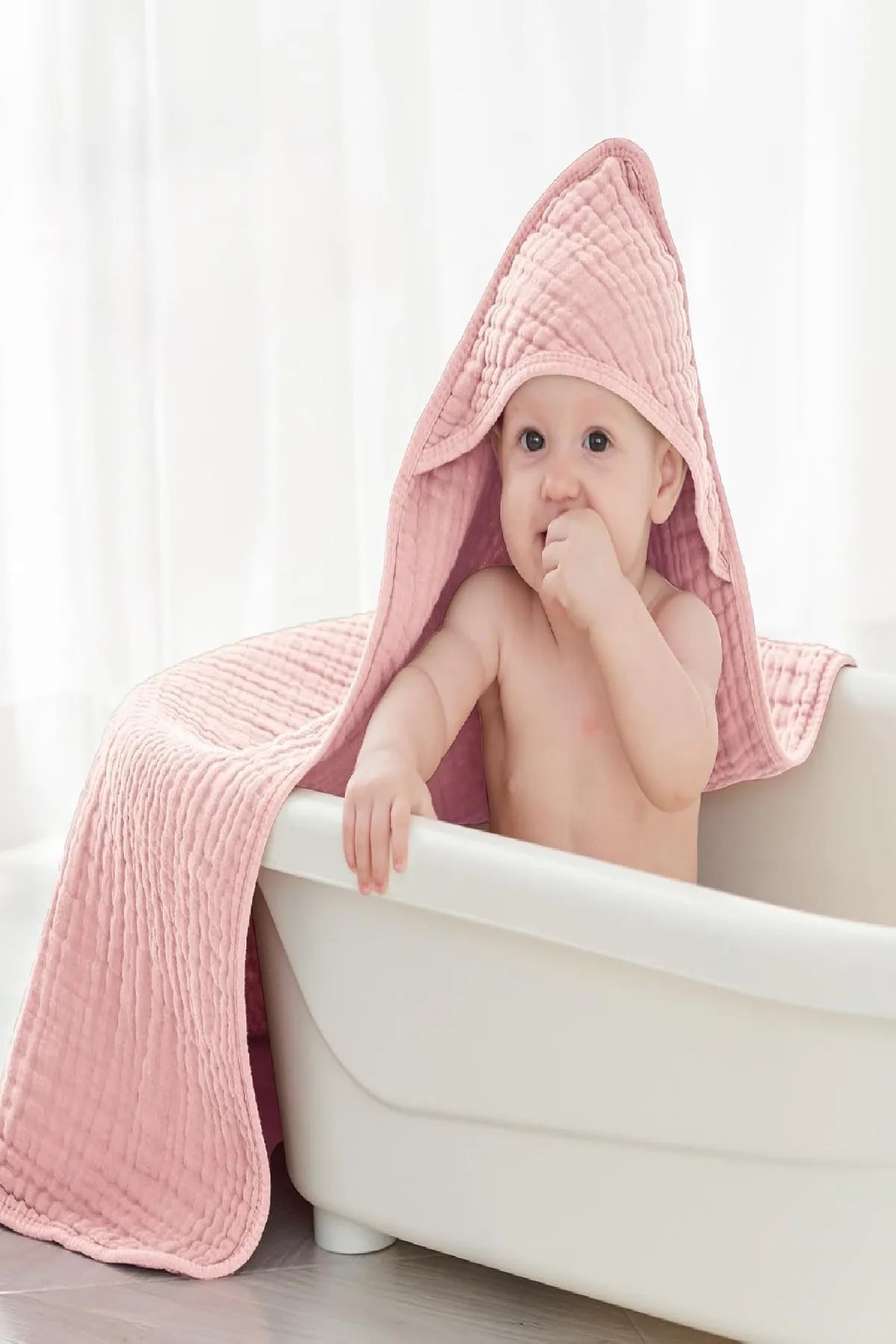 Müslin Bebek Havlusu – %100 Pamuk