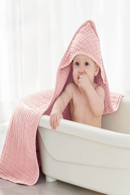 Müslin Bebek Havlusu – %100 Pamuk
