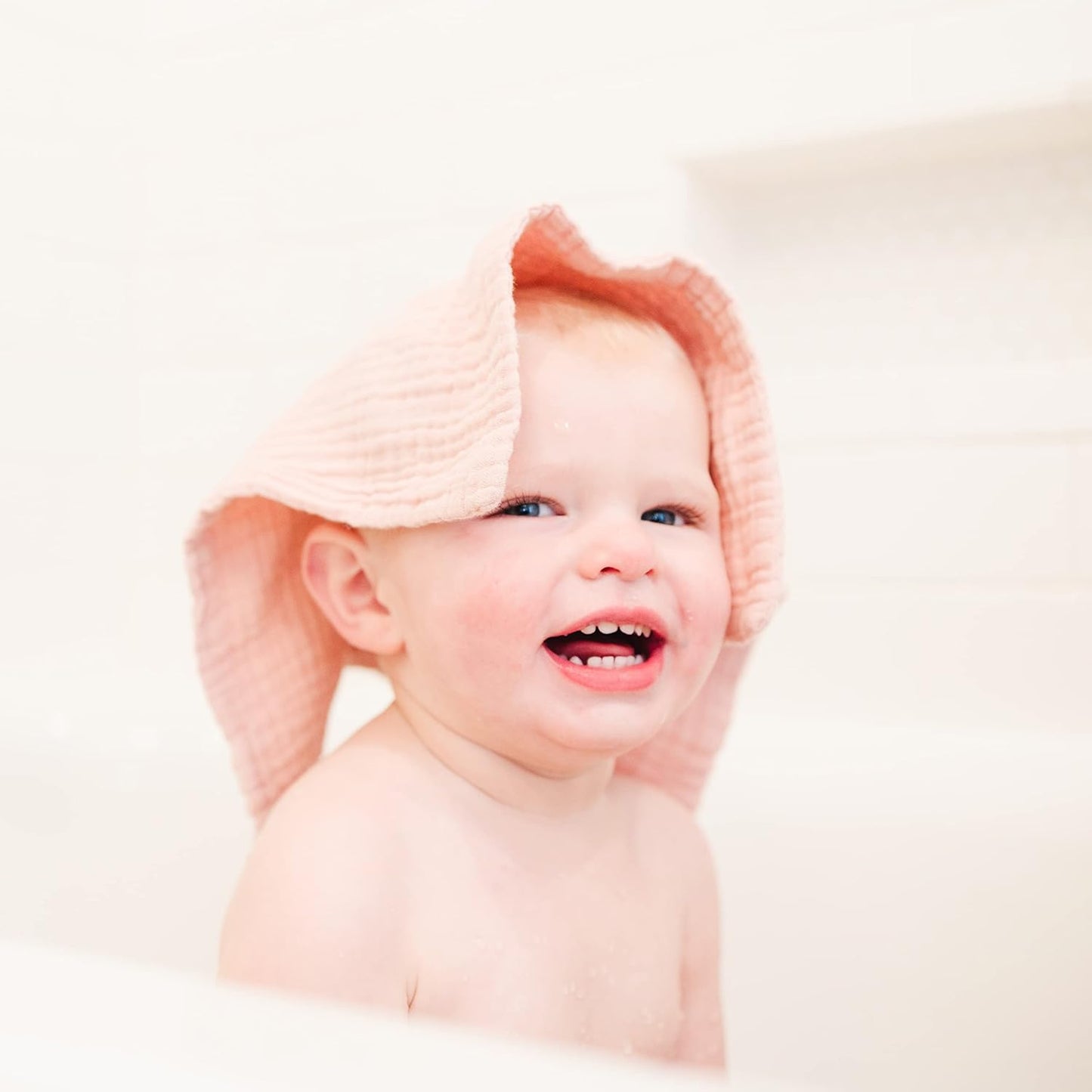 %100 Pamuk 6'lı Müslin Ağız Bezi – Bebekler İçin Emici ve Cilt Dostu