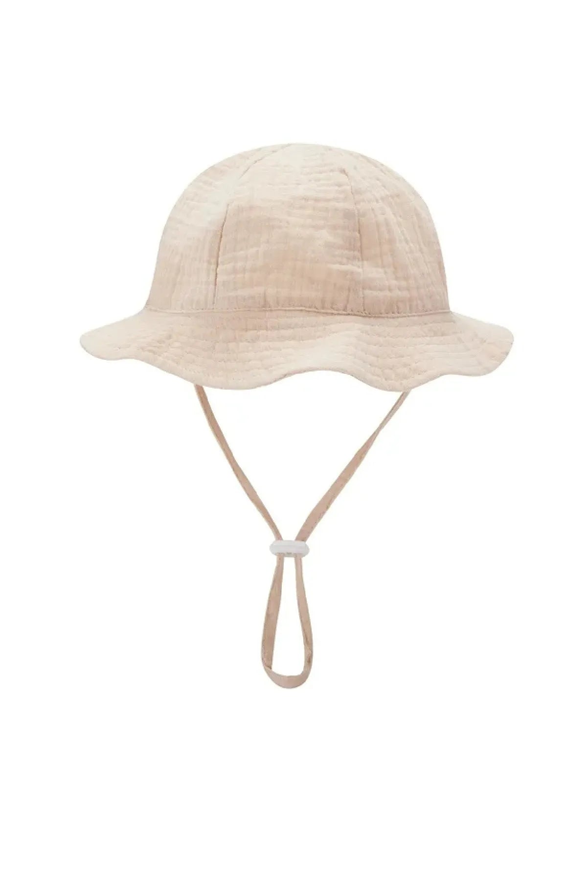 %100 Pamuk Müslin Bebek Şapkası – Nefes Alan, Terletmeyen Yazlık Şapka
