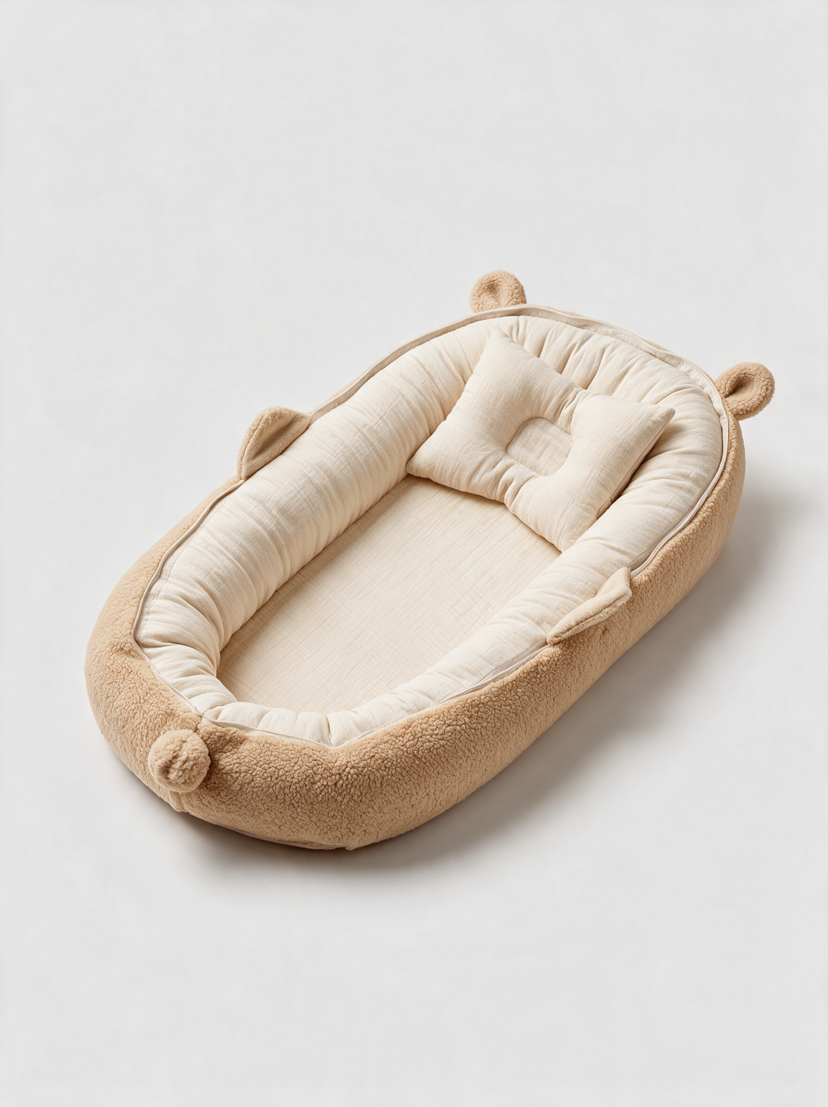 Teddy Babynest – %100 Pamuk Taşınabilir Bebek Yuvası