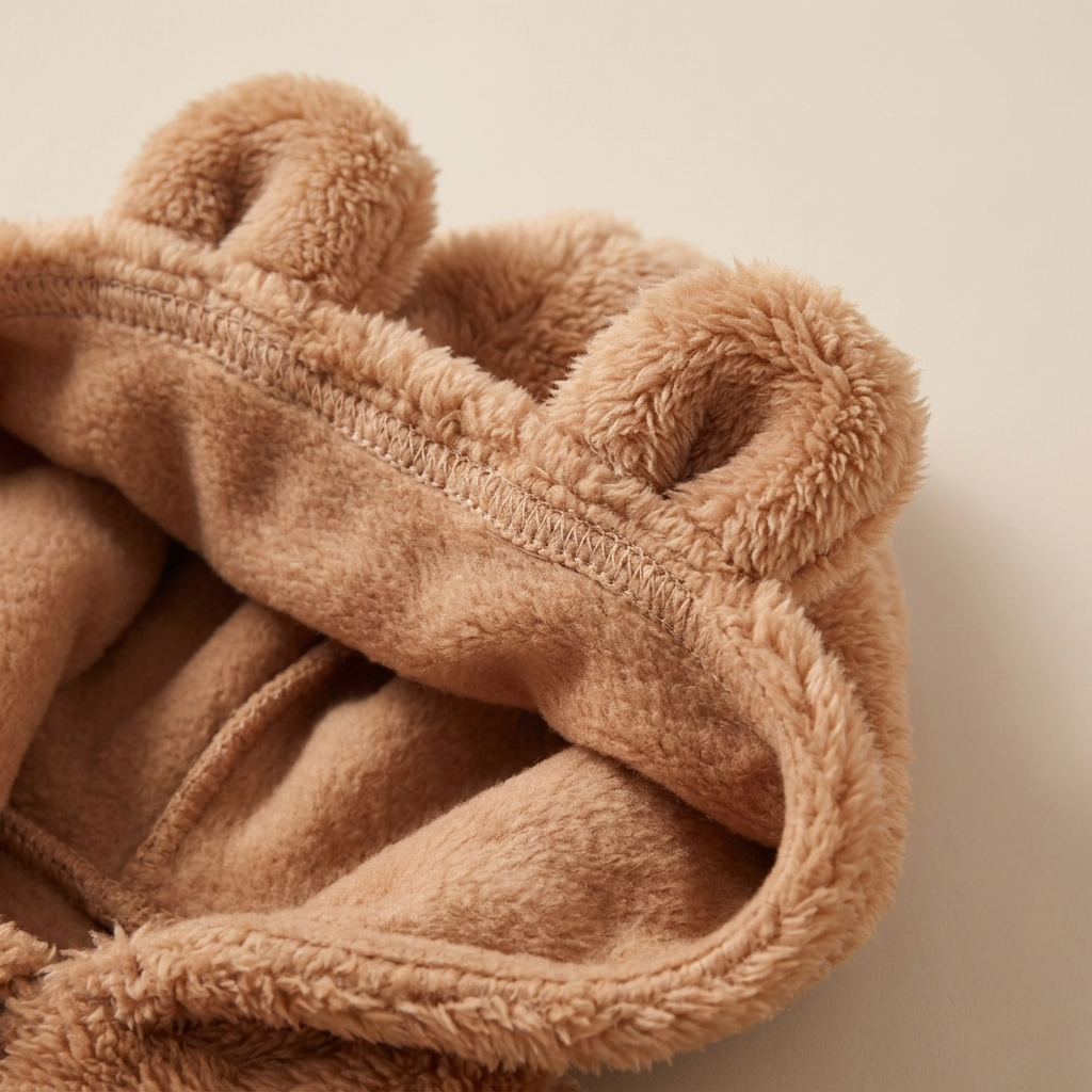 Welsoft Unisex  Kışlık Fermuarlı Peluş Uyku Tulumu