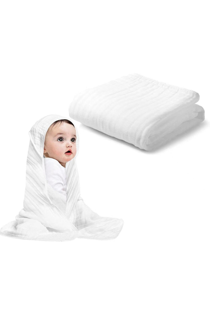 Müslin Bebek Havlusu – %100 Pamuk