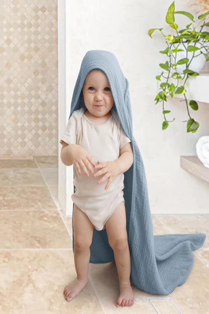 Müslin Bebek Havlusu – %100 Pamuk