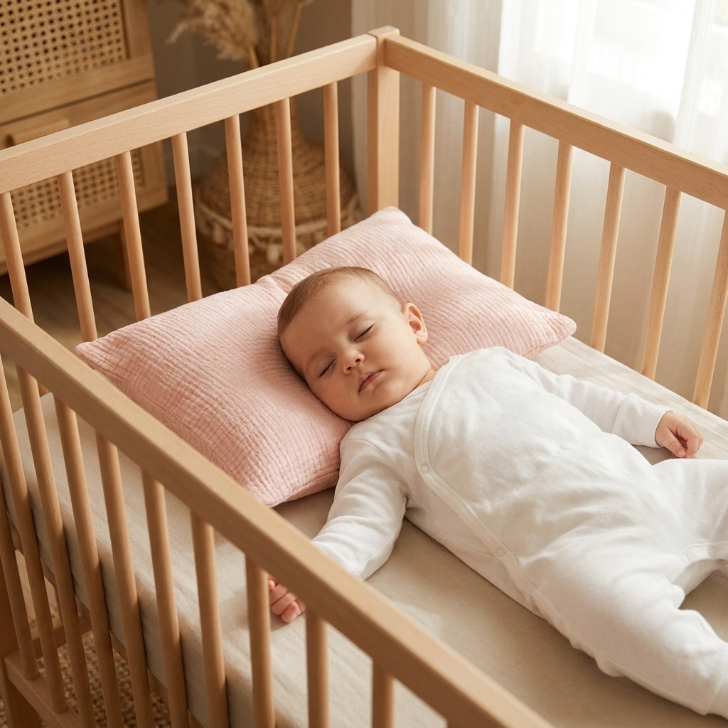 Müslin Bebek Kırlent – %100 Pamuk