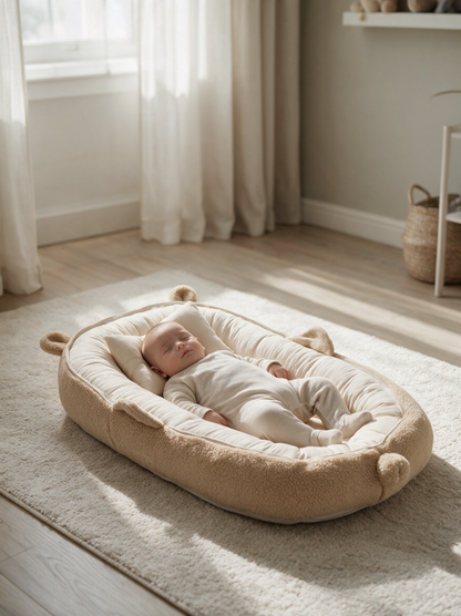 Teddy Babynest – %100 Pamuk Taşınabilir Bebek Yuvası