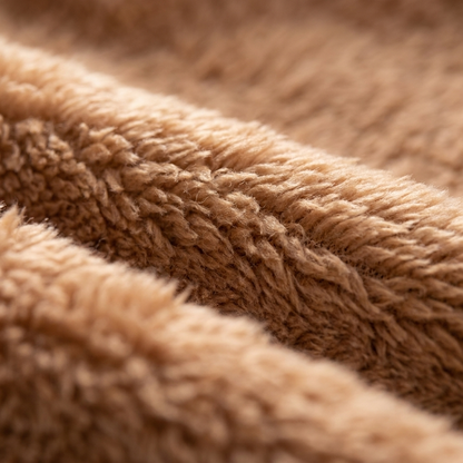 Welsoft Unisex  Kışlık Fermuarlı Peluş Uyku Tulumu
