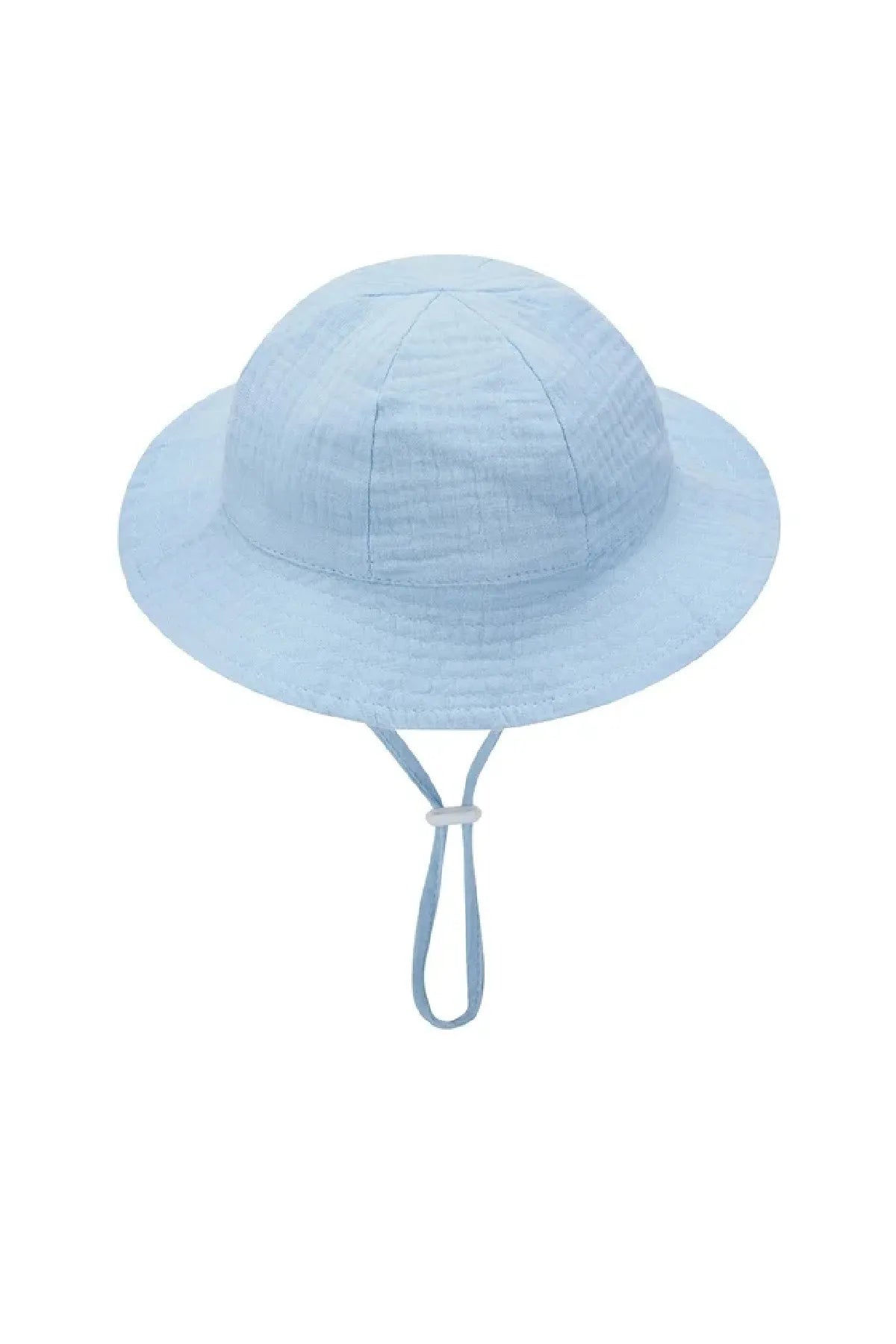 %100 Pamuk Müslin Bebek Şapkası – Nefes Alan, Terletmeyen Yazlık Şapka