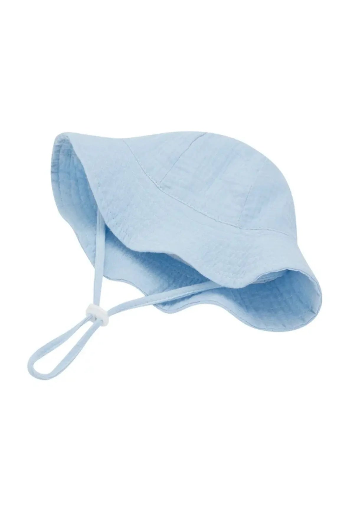 %100 Pamuk Müslin Bebek Şapkası – Nefes Alan, Terletmeyen Yazlık Şapka