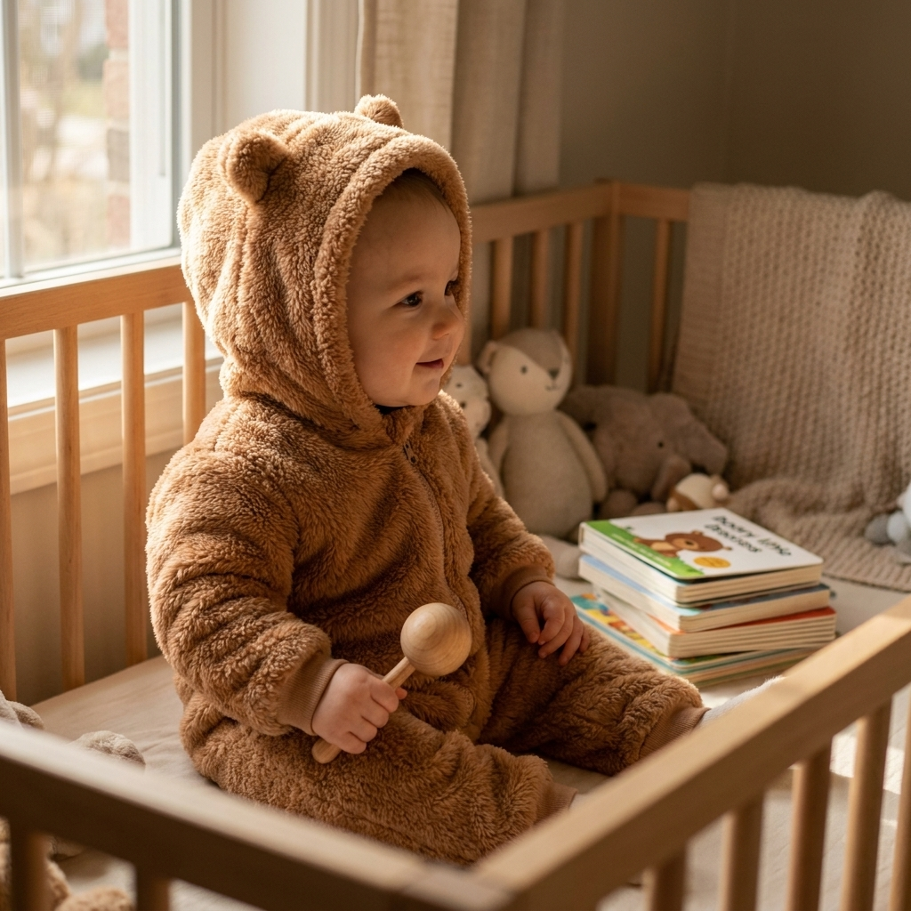 Welsoft Unisex  Kışlık Fermuarlı Peluş Uyku Tulumu