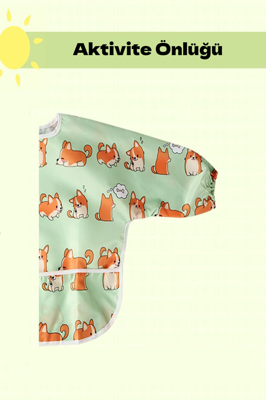 BEBİS Sıvı Geçirmez Bebek Mama Önlüğü – Yumuşak, Leke Tutmaz, Kolay Temizlenebilir